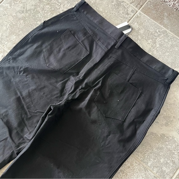 WhoWhatWear LISA High-Waisted Wide Leg Pants in Black Size L New w/Tag $135 - Picture 5 of 8